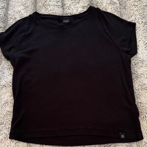 Athleta Girl Right Moves Core Tee Blacl - Size 8/10 (M)